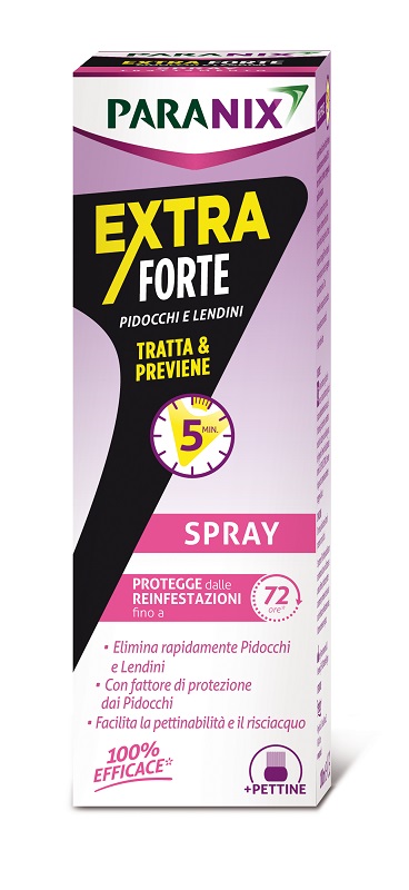 SPRAY EXTRA FORTE PARANIX PER PIDOCCHI E LENDINI 100 ML - Farma Nice