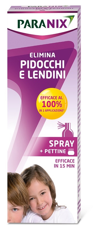 TRATTAMENTO PIDOCCHI E LENDINI PARANIX SPRAY 100 ML + PETTINE - Farma Nice