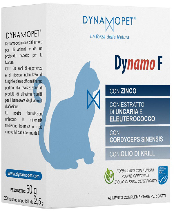 DYNAMO F GATTI 20 BUSTINE APPETIBILI DA 2,5 G - Farma Nice