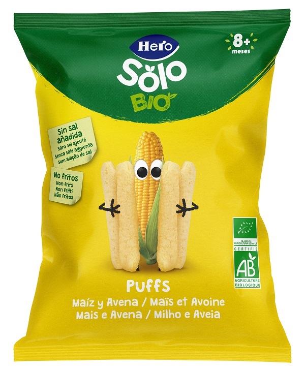 HERO SOLO SNACK PUFF AVENA MAIS 25 G - Farma Nice