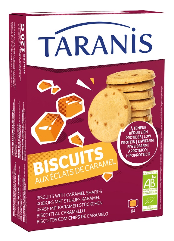 TARANIS BISCOTTI AL CARAMELLO 120 G - Farma Nice