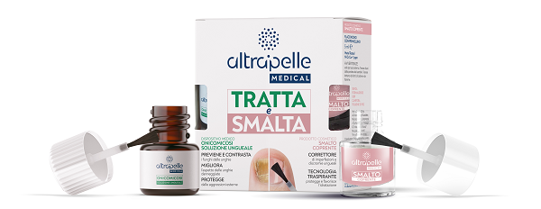 ALTRAPELLE MEDICAL TRATTA E SMALTA SOLUZIONE UNGUEALE 7 ML + SMALTO 5 ML - Farma Nice