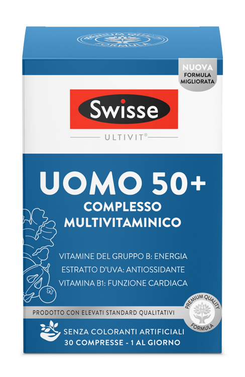 SWISSE MULTIVITAMINICO UOMO 50+ 30 COMPRESSE - Farma Nice
