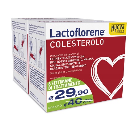 LACTOFLORENE COLESTEROLO BIPACK 20 + 20 BUSTINE - Farma Nice
