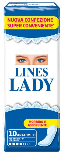 LINES LADY ANATOMICO 10 PEZZI - Farma Nice