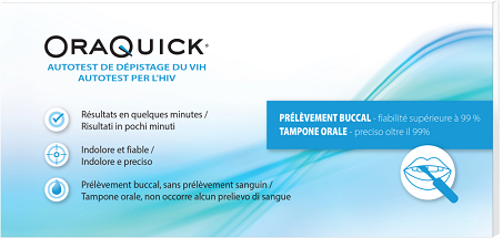 ORAQUICK HIV SELF-TEST 1 PEZZO - Farma Nice