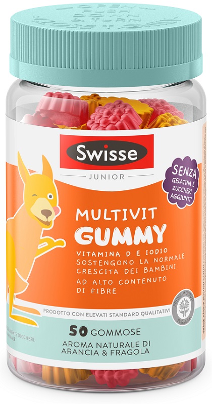 SWISSE JUNIOR MULTIVIT GUMMY 50 PASTIGLIE GOMMOSE - Farma Nice