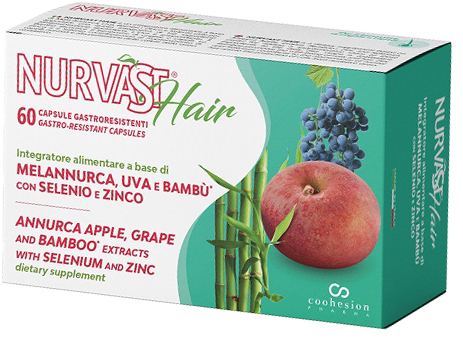 NURVAST HAIR 60 CAPSULE GASTRORESISTENTI - Farma Nice