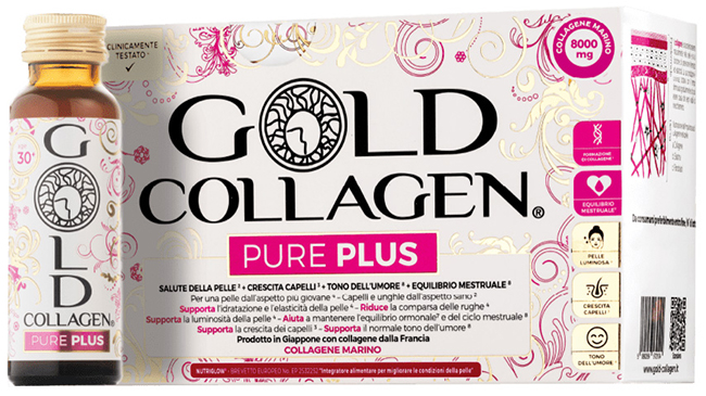 GOLD COLLAGEN PURE PLUS 10 FLACONI DA 50 ML - Farma Nice