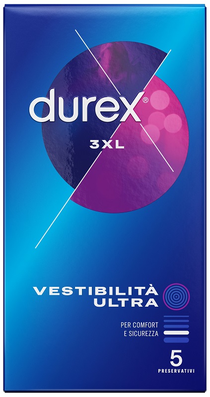 PRESERVATIVO DUREX 3XL VESTIBILITA' ULTRA 5 PEZZI - Farma Nice