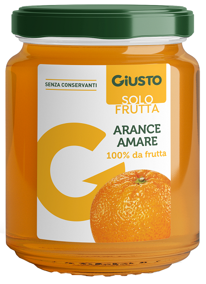 GIUSTO SOLO FRUTTA MARMELL ARANCE AMARE 284 G - Farma Nice