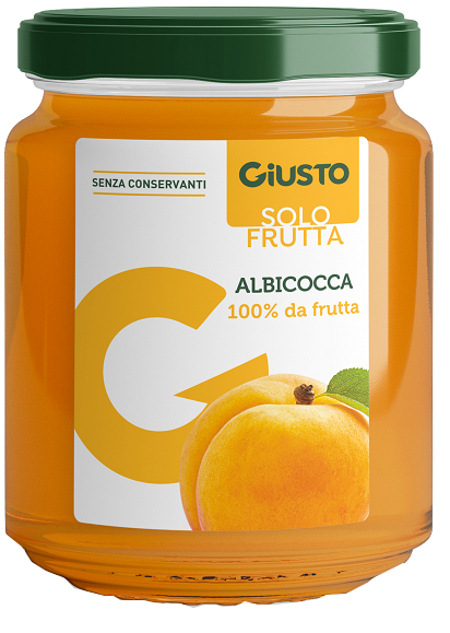 GIUSTO SOLO FRUTTA MARMELLATA ALBICOCCHE 284 G - Farma Nice