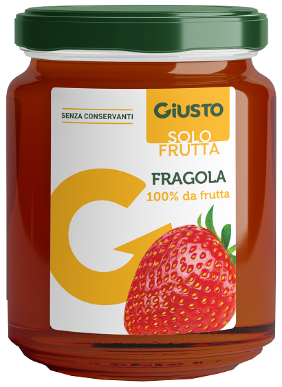 GIUSTO SOLO FRUTTA MARMELLATA FRAGOLE 284 G - Farma Nice