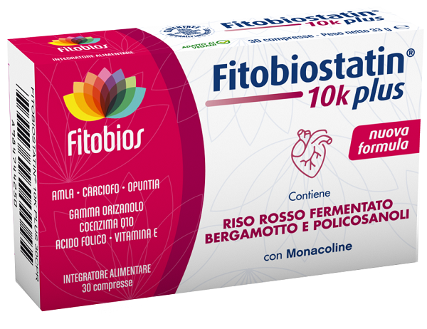 FITOBIOSTATIN 10K PLUS 30 COMPRESSE - Farma Nice