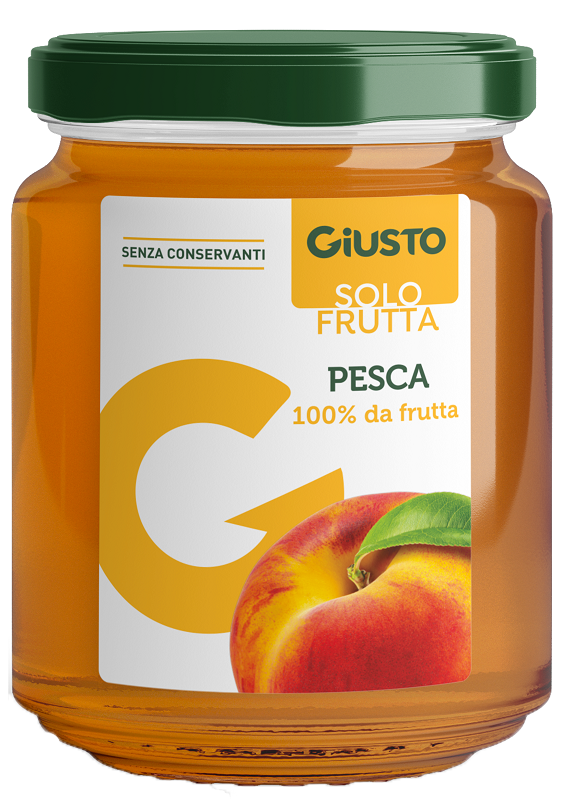 GIUSTO SOLO FRUTTA MARMELLATA PESCA 284 G - Farma Nice