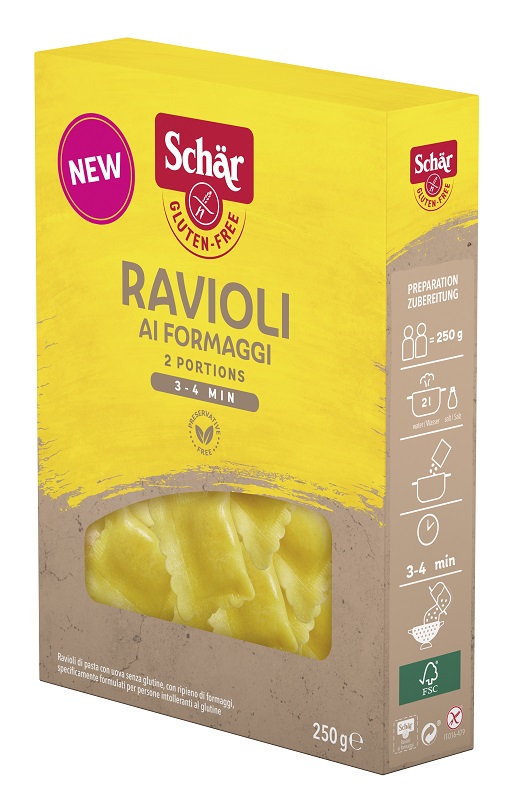 SCHAR RAVIOLI AI FORMAGGI 250 G - Farma Nice