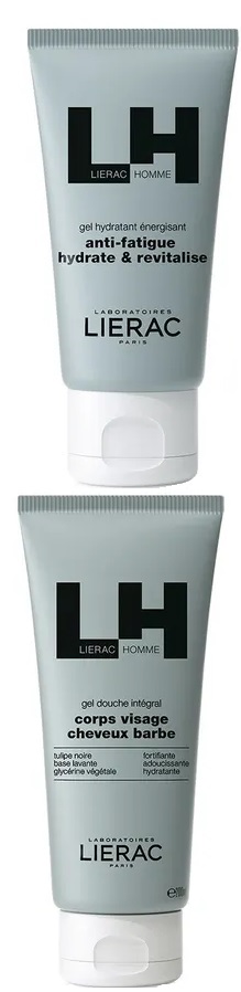 LIERAC COFFRET HOMME GEL IDRATANTE 50 ML + GEL DOUCHE 200 ML OFFERED - Farma Nice