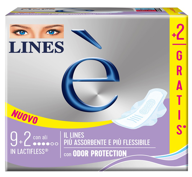 LINES E' ALI CARRY PACK 9 + 2 PEZZI - Farma Nice