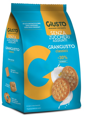 GIUSTO SENZA ZUCCHERO GRANGUSTO CLASSICI 350 G - Farma Nice