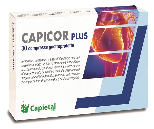 CAPICOR PLUS 30 COMPRESSE GASTROPROTETTE - Farma Nice