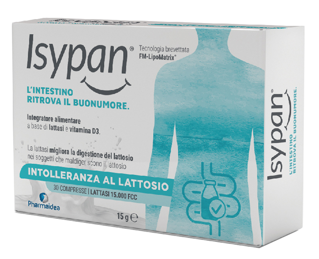 ISYPAN INTOLLERANZA LATTOSIO 30 COMPRESSE - Farma Nice