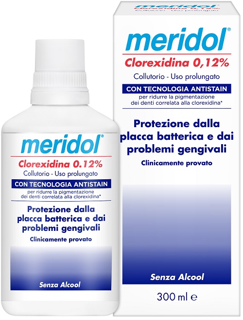 MERIDOL COLLUTORIO CLOREXIDINA 0,12% 300 ML - Farma Nice