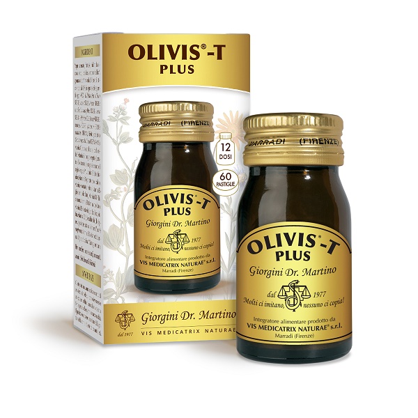 OLIVIS-T PLUS PASTIGLIE 500MG 200 G - Farma Nice