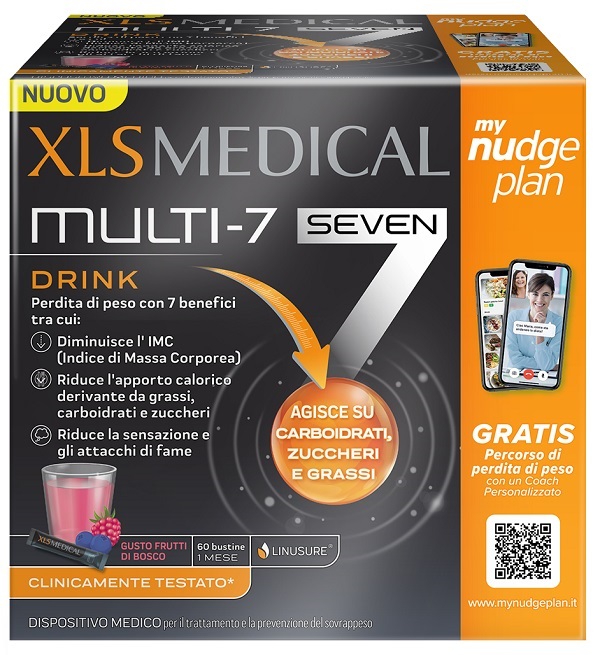 XLS MEDICAL MULTI7 DRINK 60 BUSTINE - Farma Nice