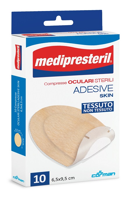 MEDIPRESTERIL COMPRESSA OCULARE ADESIVE SKIN 10 PEZZI - Farma Nice
