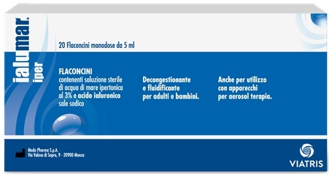 SOLUZIONE IPERTONICA 3% IALUMAR 20 FLACONCINI DA 5 ML TAGLIO PREZZO - Farma Nice