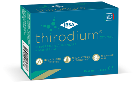 THIRODIUM 225MCG 30 CAPSULE MOLLI - Farma Nice