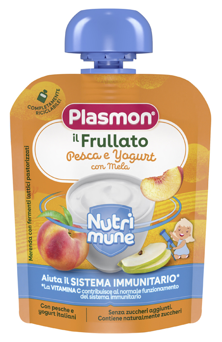 PLASMON NUTRI-MUNE PESCA/YOGURT CON MELA 85 G - Farma Nice