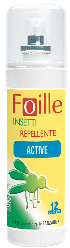 FOILLE INSETTI REPELLENTE ACTIVE 100 ML - Farma Nice