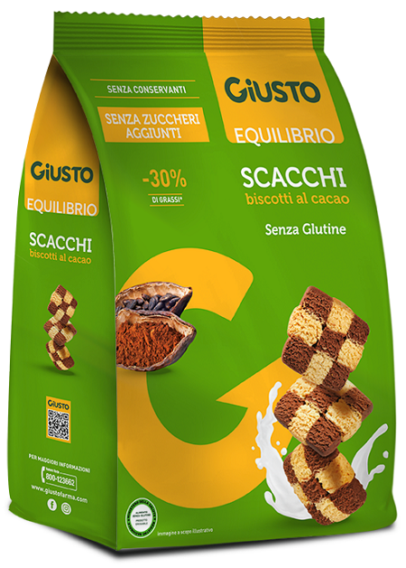 GIUSTO SENZA GLUTINE SCACCHI EQUILIBRIO 250 G - Farma Nice
