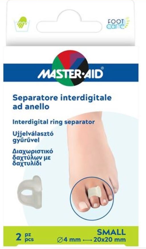 SEPARATORE DITA MASTER-AID FOOTCARE CON ANELLO LARGE 2 PEZZI C18 - Farma Nice