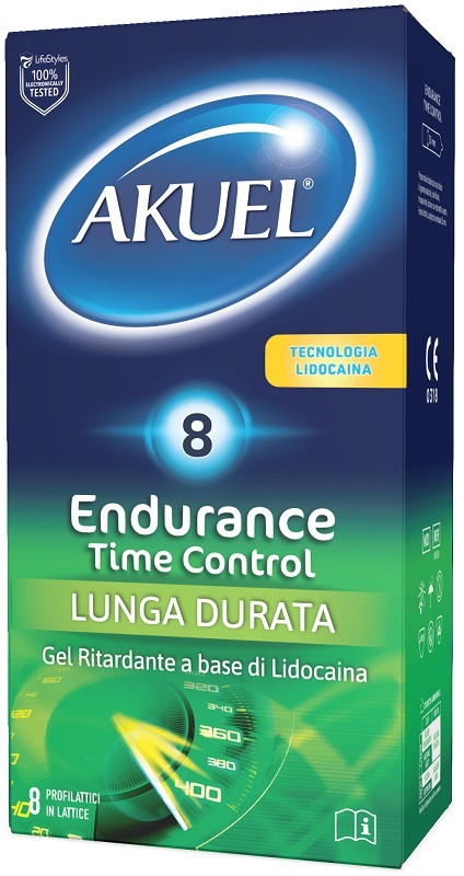 PROFILATTICO AKUEL ENDURANCE TIME CONTROL 8 PEZZI - Farma Nice
