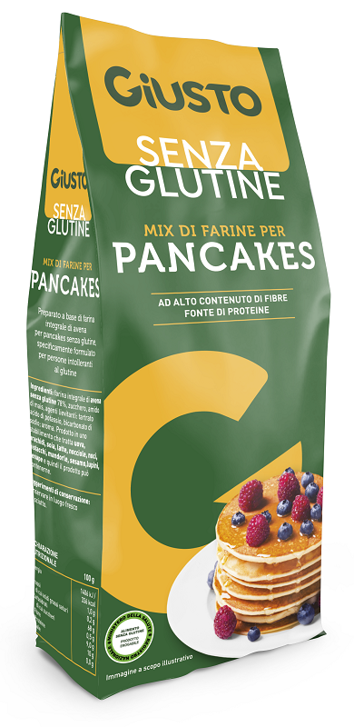 GIUSTO SENZA GLUTINE MIX PANCAKE 400 G - Farma Nice