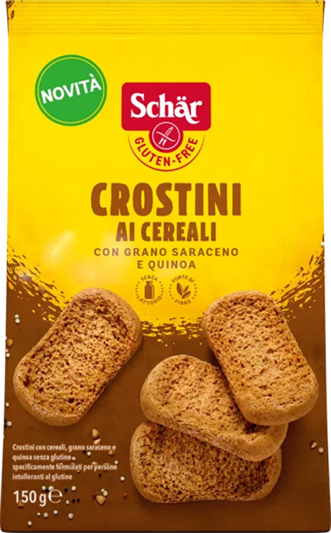 SCHAR CROSTINI AI CEREALI 150 G - Farma Nice