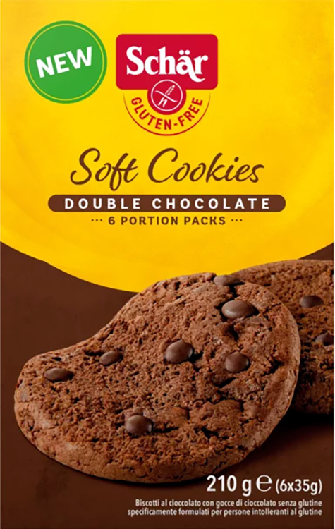SCHAR SOFT COOKIE DOUBLE CHOCOLATE 210 G - Farma Nice