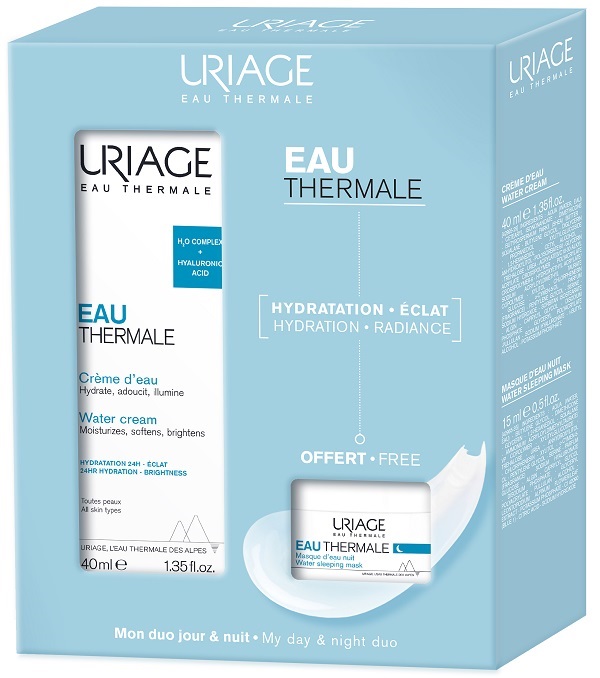 URIAGE PROMO COFFRET CREME DEAU 40 ML + MASQUE DEAU 15 ML - Farma Nice