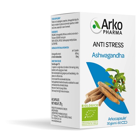 ARKOCPS ASHWAGANDHA BIO 60 CAPSULE - Farma Nice