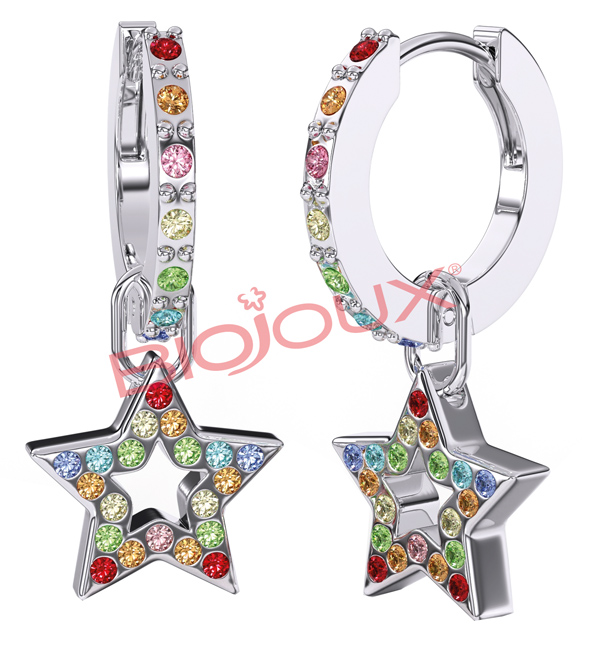 BJT281 ORECCHINI GINEVRA STAINLESS STEEL - Farma Nice
