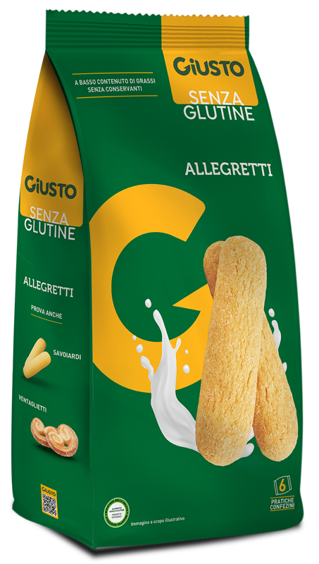 GIUSTO SENZA GLUTINE ALLEGRETTI 180 G - Farma Nice