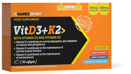 VITD3+K2 30 SOFTGELS - Farma Nice
