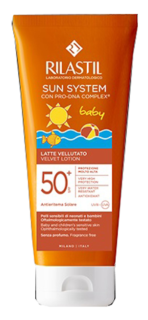 RILASTIL SUN SYSTEM BABY LATTE VELLUTO SPF50+ 250 ML - Farma Nice