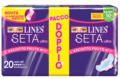 LINES SETA ULTRA ASSORBENTI ALI VP 20 PEZZI - Farma Nice