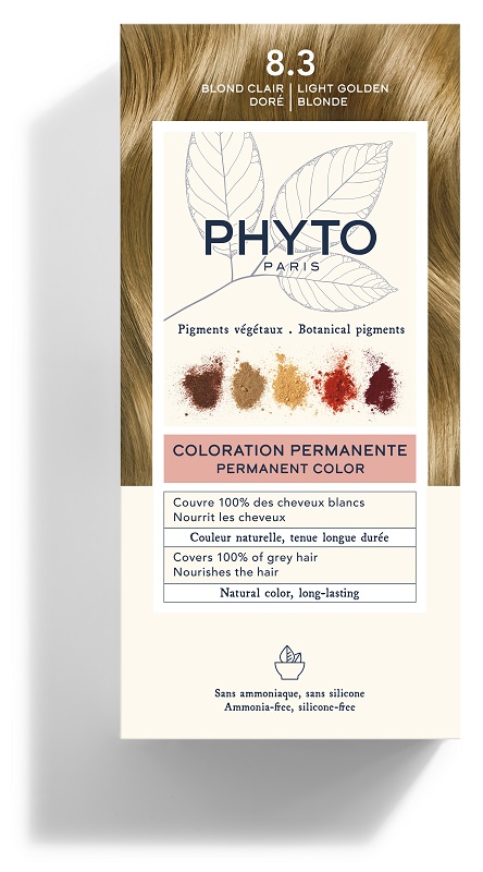COLOR KIT 8,3 BIONDO CHIARO DORATO LATTE RIVELATORE 50 ML + CREMA COLORANTE 50 ML + MASCHERA PROTETTIVA COLORE 12 ML + GUANTI - Farma Nice