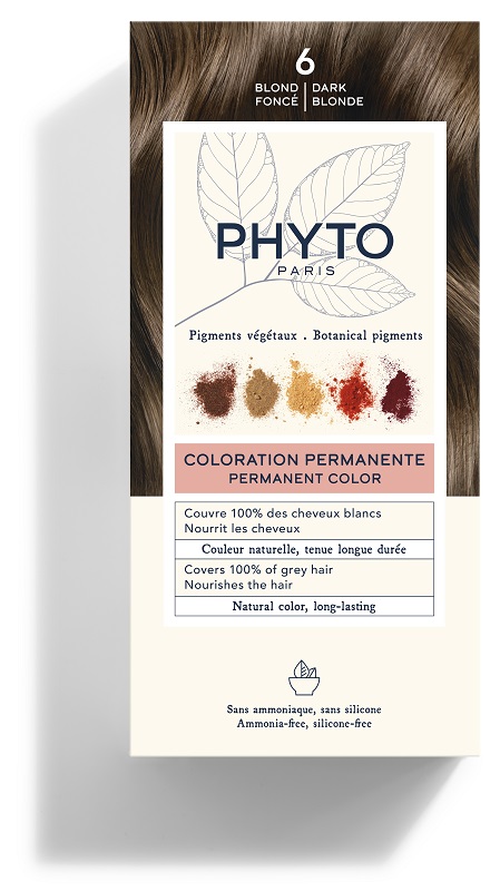 COLOR KIT 6 BIONDO SCURO LATTE RIVELATORE 50 ML + CREMA COLORANTE 50 ML + MASCHERA PROTETTIVA COLORE 12 ML + GUANTI - Farma Nice