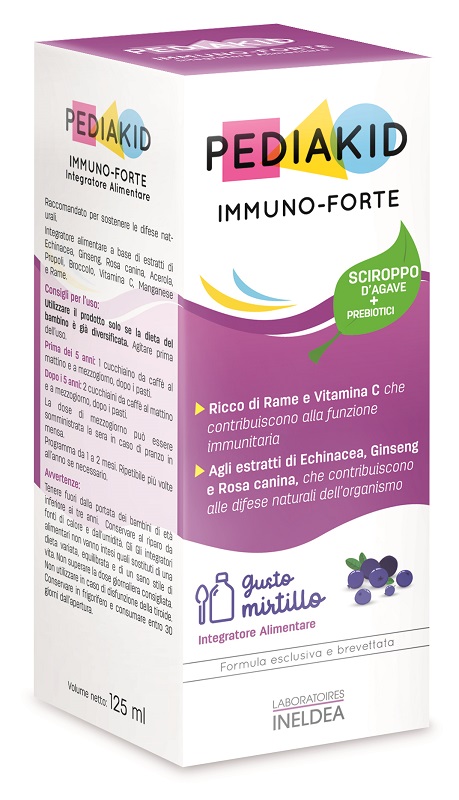 PEDIAKID IMMUNO FORTE SCIROPPO 125 ML - Farma Nice