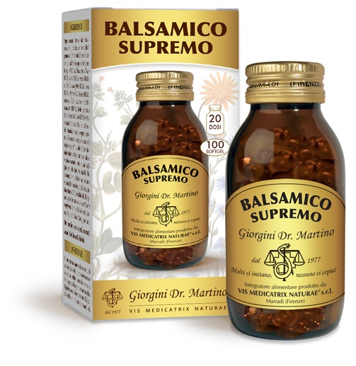 BALSAMICO SUPREMO 100 SOFTGEL 83 G - Farma Nice